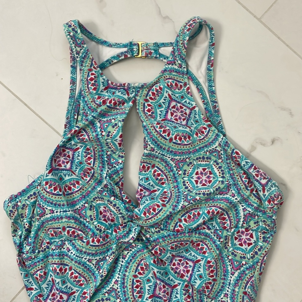 Helen Jon Mandala swimsuit one piece size M paisley - Picture 4 of 7